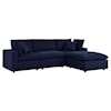 Modway Commix Outdoor 4-Piece Sectional Sofa