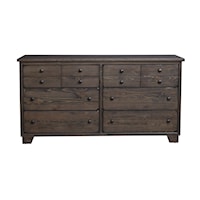 Transitional 6-Drawer Dresser