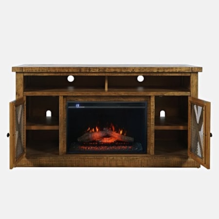 Fireplace with Logs