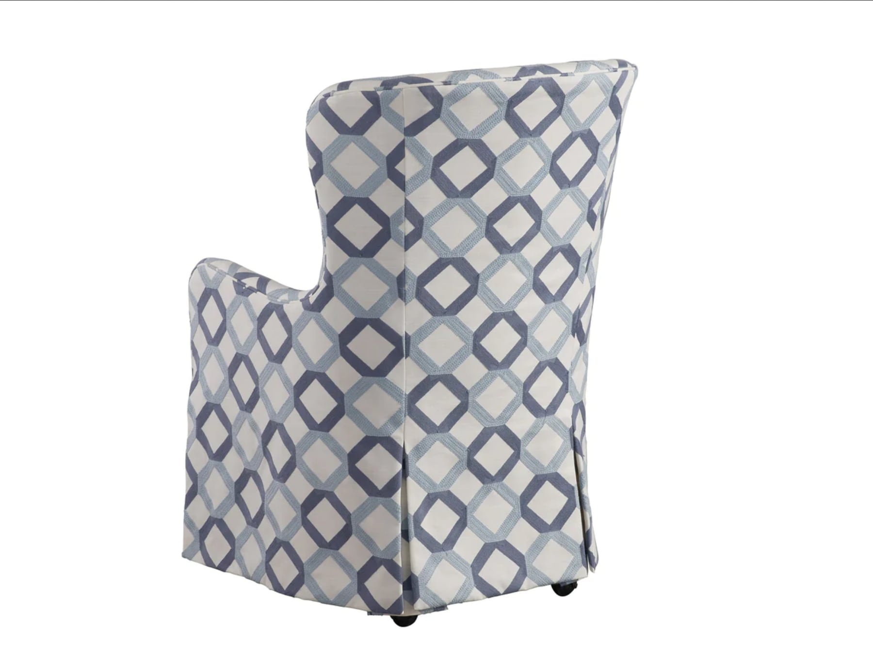 Upholstered Host Chair with Casters