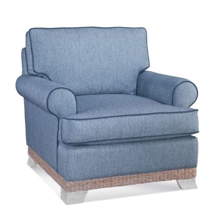 Accent Chair with Rolled Arms
