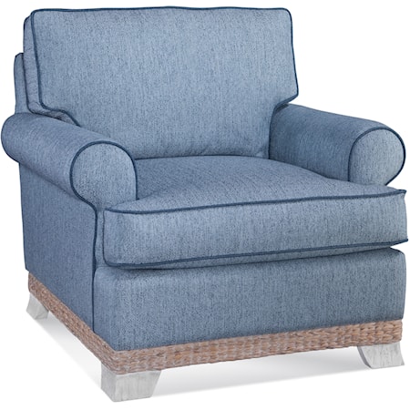 Accent Chair with Rolled Arms