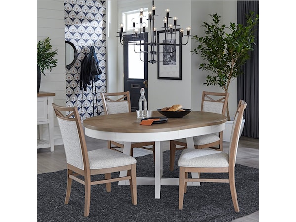 5-Piece Round Dining Set