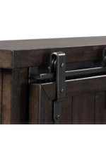 Liberty Furniture Thornwood Hills Transitional Queen Bookcase Bed with Storage Footboard