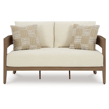 Outdoor Loveseat With Cushion