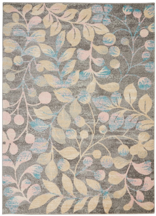 6' x 9' Grey/Beige Rectangle Rug