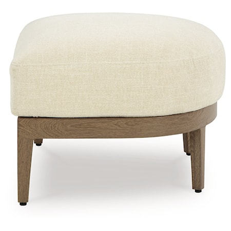 Outdoor Ottoman With Cushion