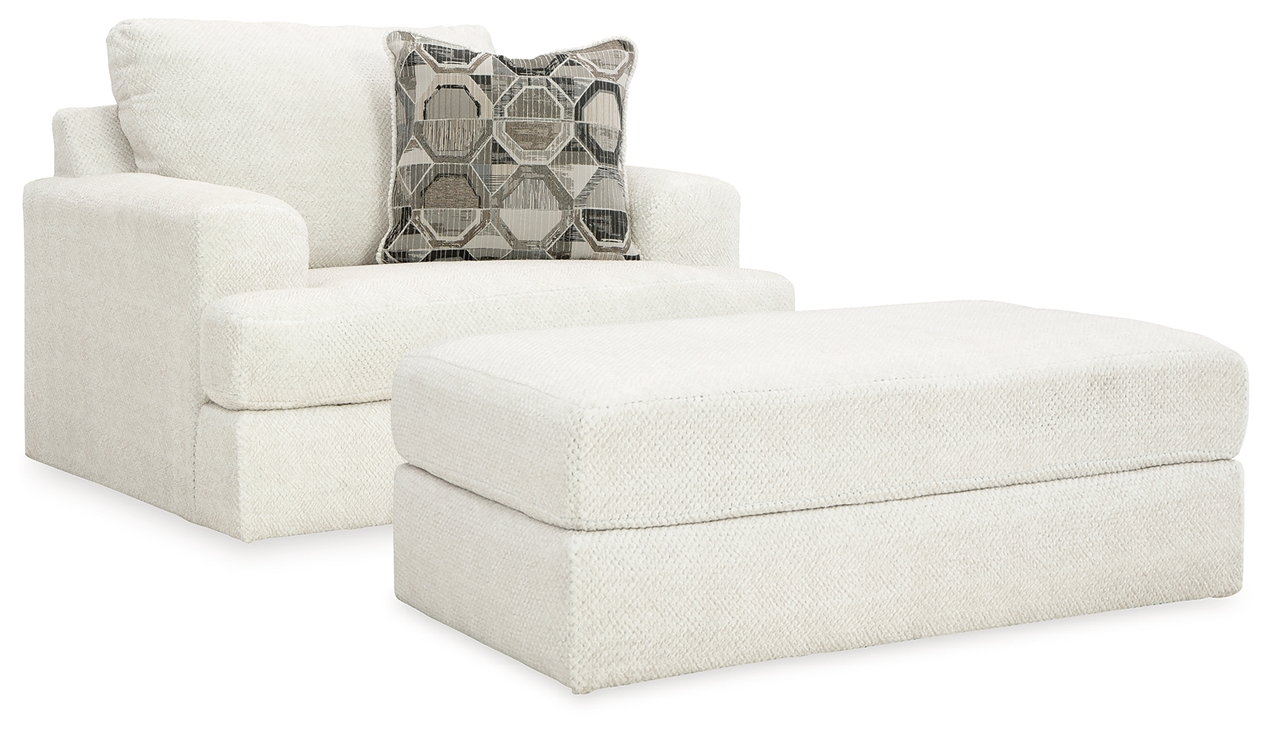 Oversized Chair And Ottoman