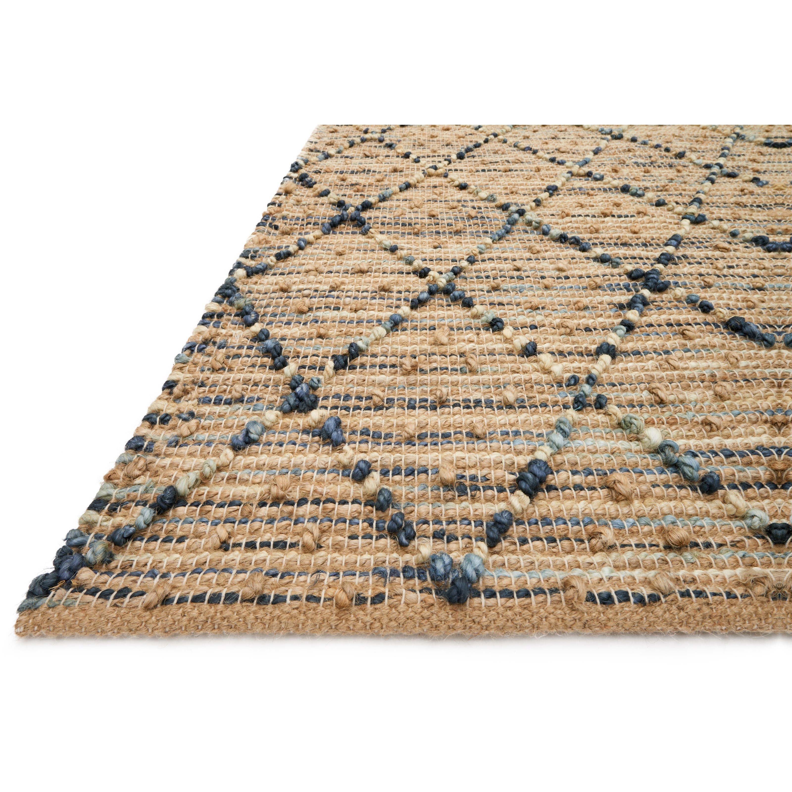 1'6" x 1'6"  Navy Rug