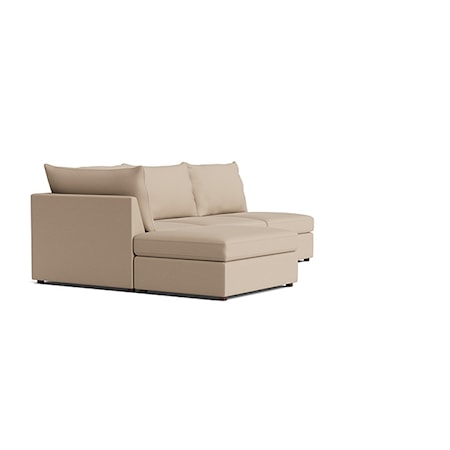 Outdoor 4-pc. Chaise Sofa w/Ottoman