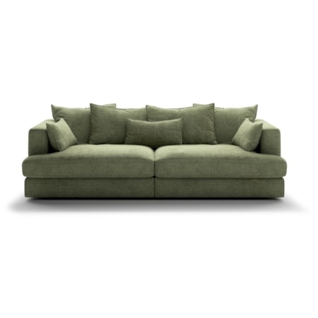 Oversized Track-Arm Twin Daybed Sofa