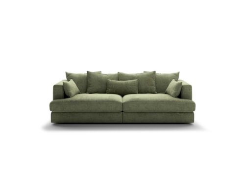 Contemporary Oversized Track-Arm Twin Daybed Sofa