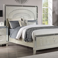 Glam California King Panel Bed