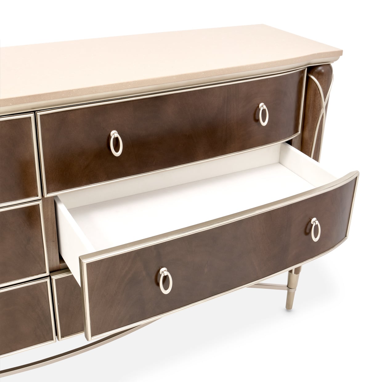 Michael Amini Villa Cherie Villa Cherie Dresser - Hazelnut