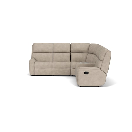 6 Piece Manual Reclining Sectional