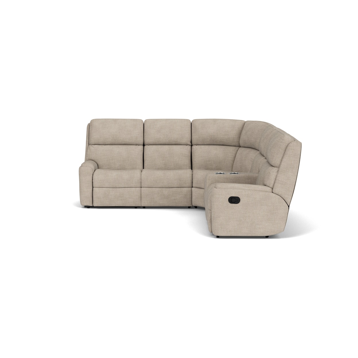 Flexsteel Rio 6 Piece Manual Reclining Sectional