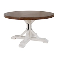 Farmhouse Round Dining Table