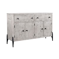 Contemporary Sideboard with Felt-Lined Silverware Tray