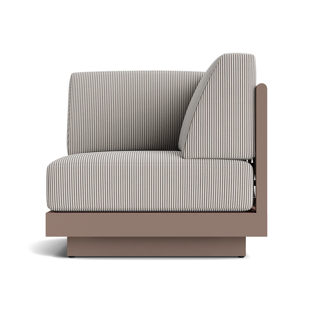 Huntley Square Cushioned Corner Chair