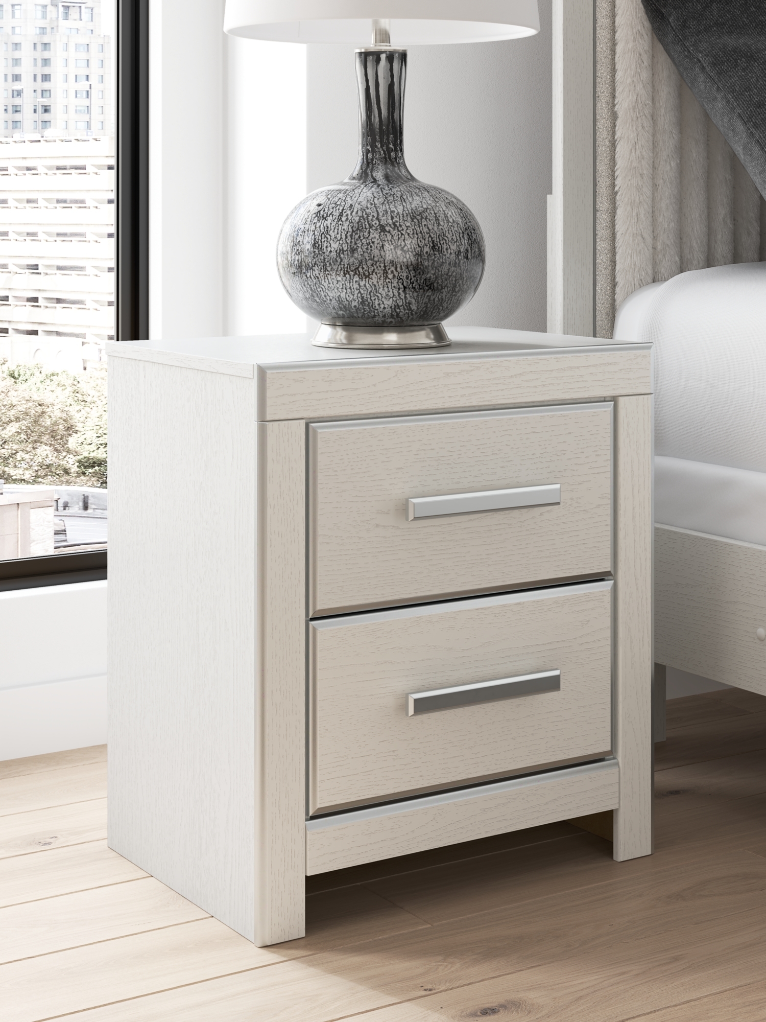 StyleLine Zuraleus 2-Drawer Nightstand