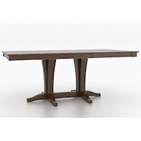 Customizable 36" Rectangular Wood Table