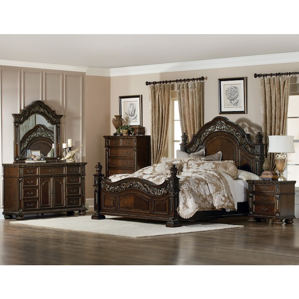 Homelegance Furniture Catalonia King Bed