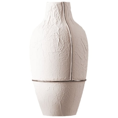 PARCHMENT VASE MED