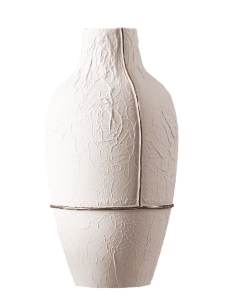 PARCHMENT VASE MED