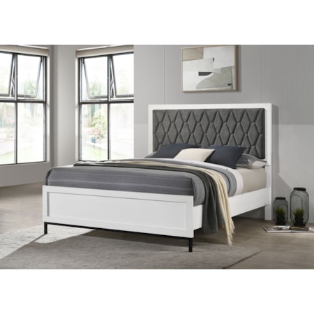 SONYA WHITE QUEEN BED |