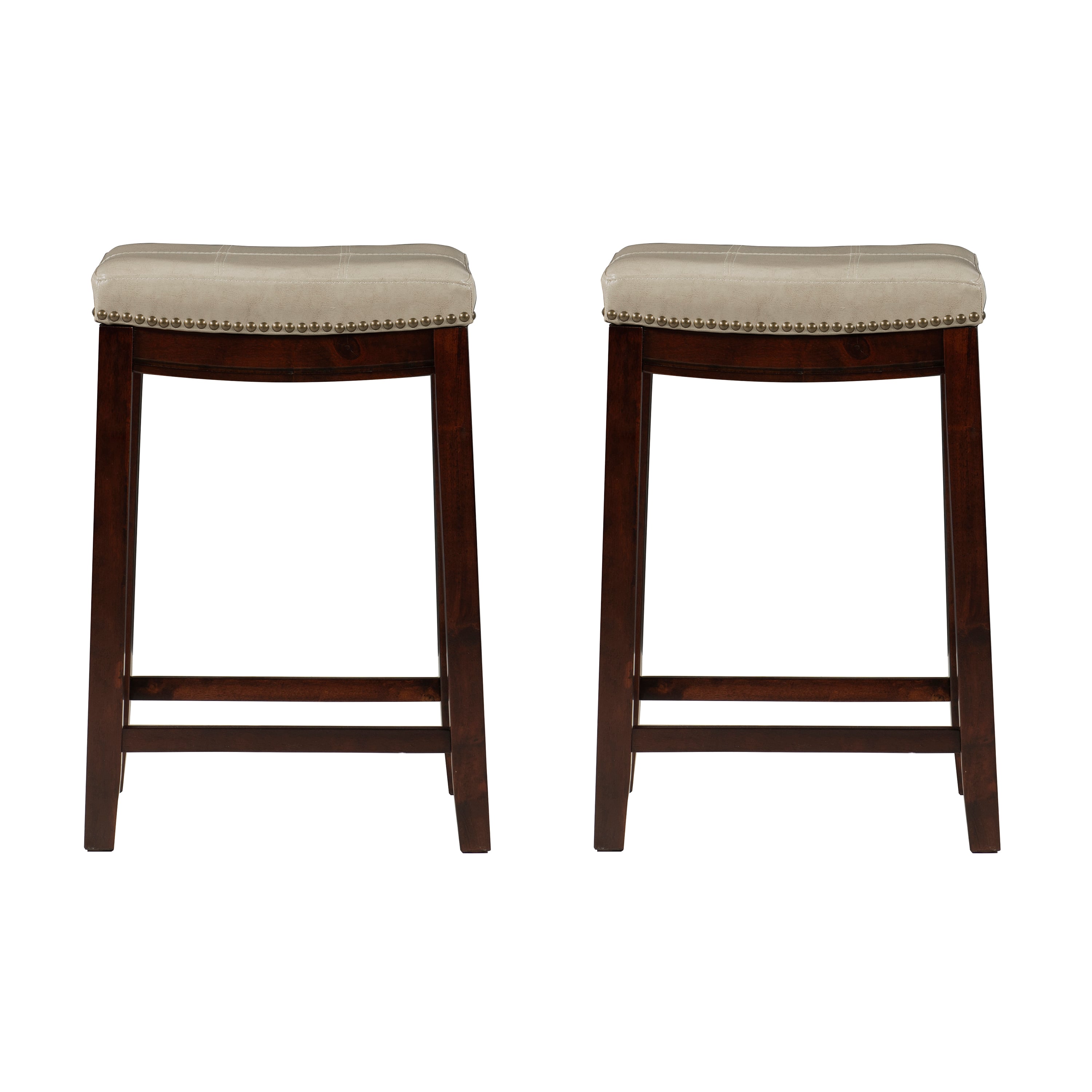 Linon Claridge Upholstered Counter Stool