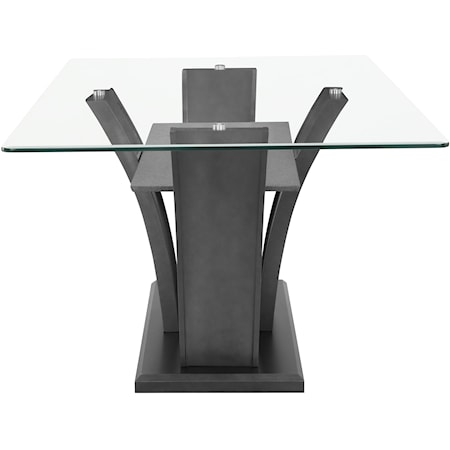 Dining Table with Glass Top