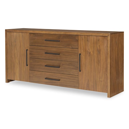 4-Drawer Credenza