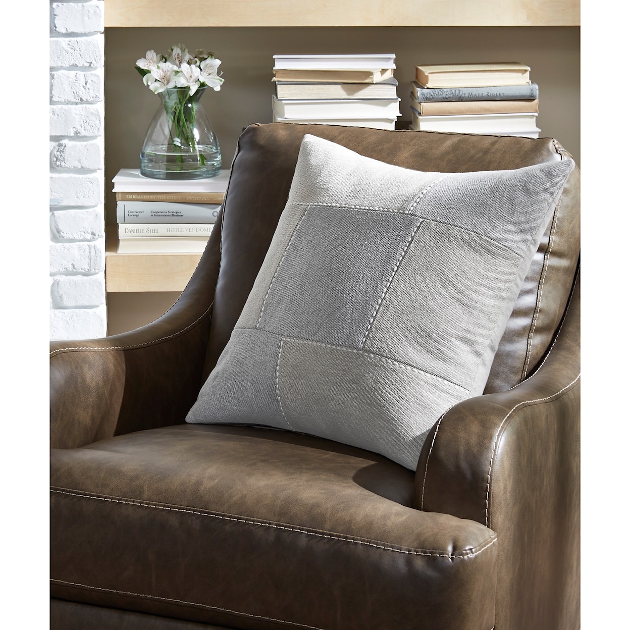 Ashley Furniture Signature Design Pillows Lareina Gray/Tan Pillow