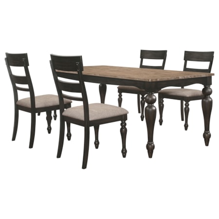 Bridget 5-piece Dining Set Through