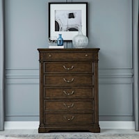 Transitional 6-Drawer Bedroom Chest