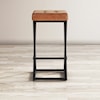 Jofran Global Archive Leather Stool