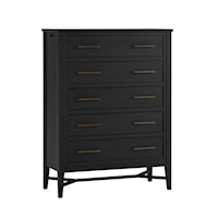 Transitional 5-Drawer Bedroom Chest with Felt and Cedar Lined Drawers