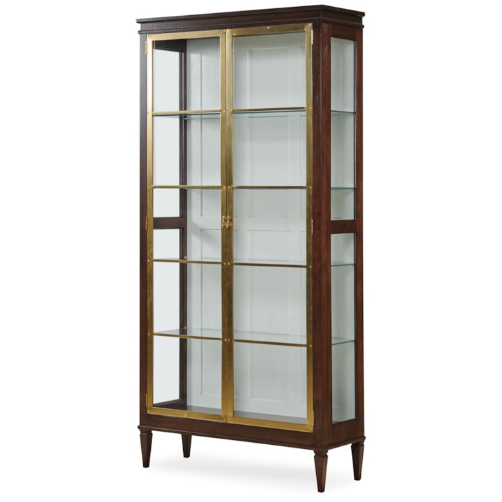 Century Maison '47 Brass-Front Curio Cabinet