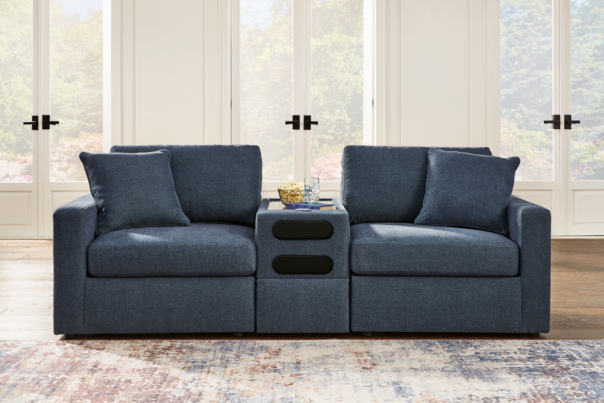 Signature Design by Ashley Modmax Sectional With Audio Console