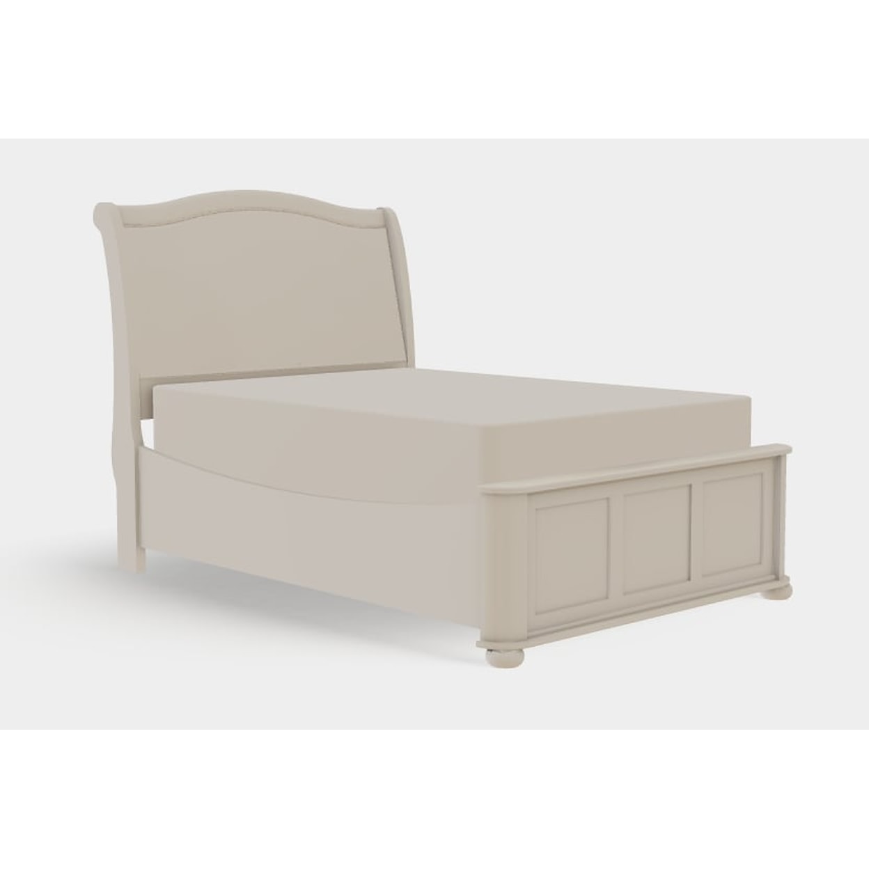 Mavin Kingsport Full Upholstered Bed Low Footboard