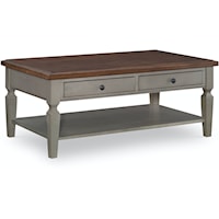 Farmhouse 2-Drawer Coffee Table