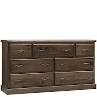 Transitional 7-Drawer Dresser