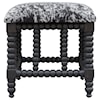 Uttermost Accent Furniture - Benches Rancho Faux Cow Hide Small Bench