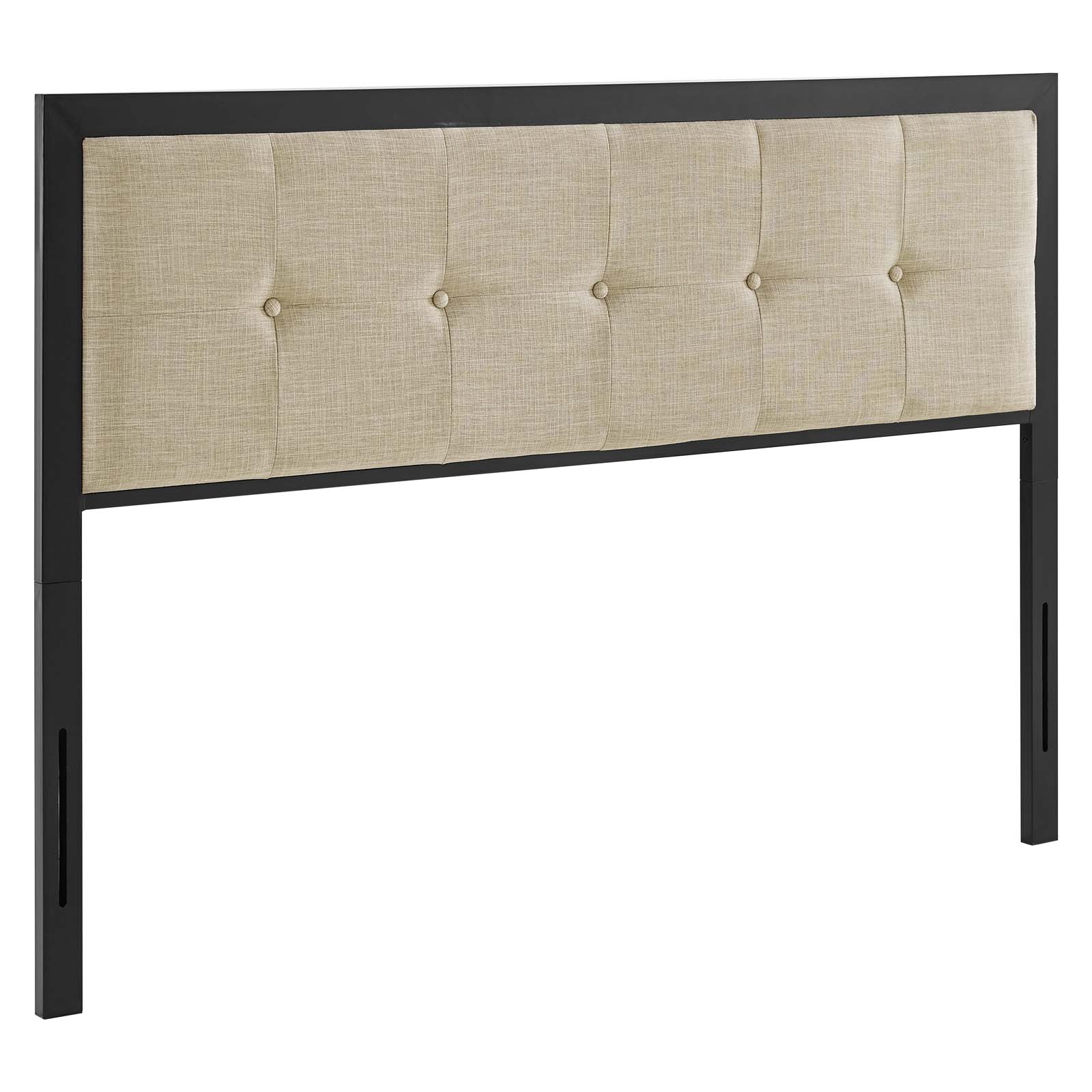 Modway Teagan MOD-6174-BLK-BEI Tufted Full Headboard | Value City ...