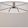 Uttermost Table Lamps White Crackle Table Lamp