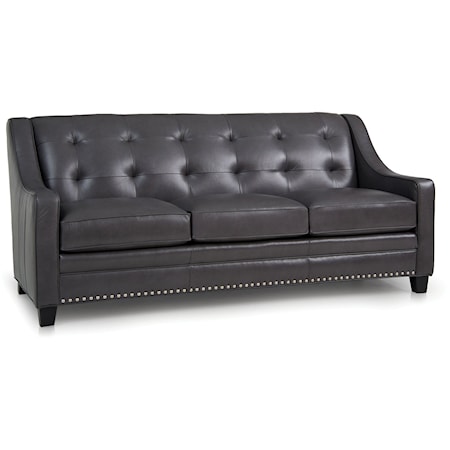 Transitional Sofa with Tufting and Nailheads