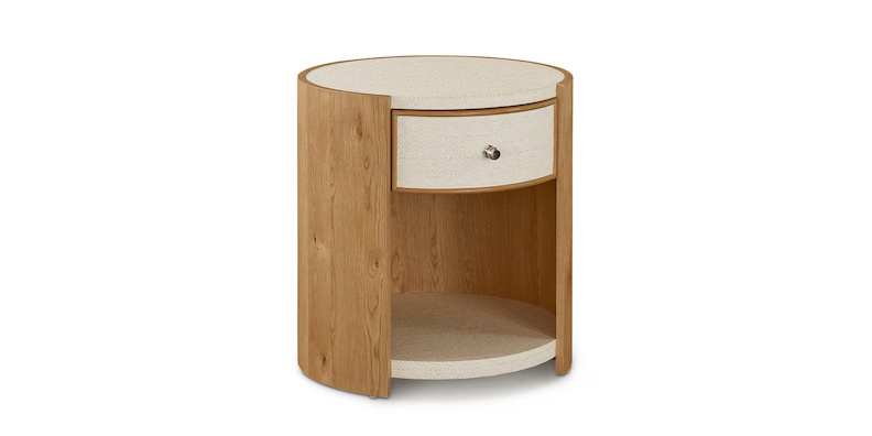 Newbury Round Open Front End Table