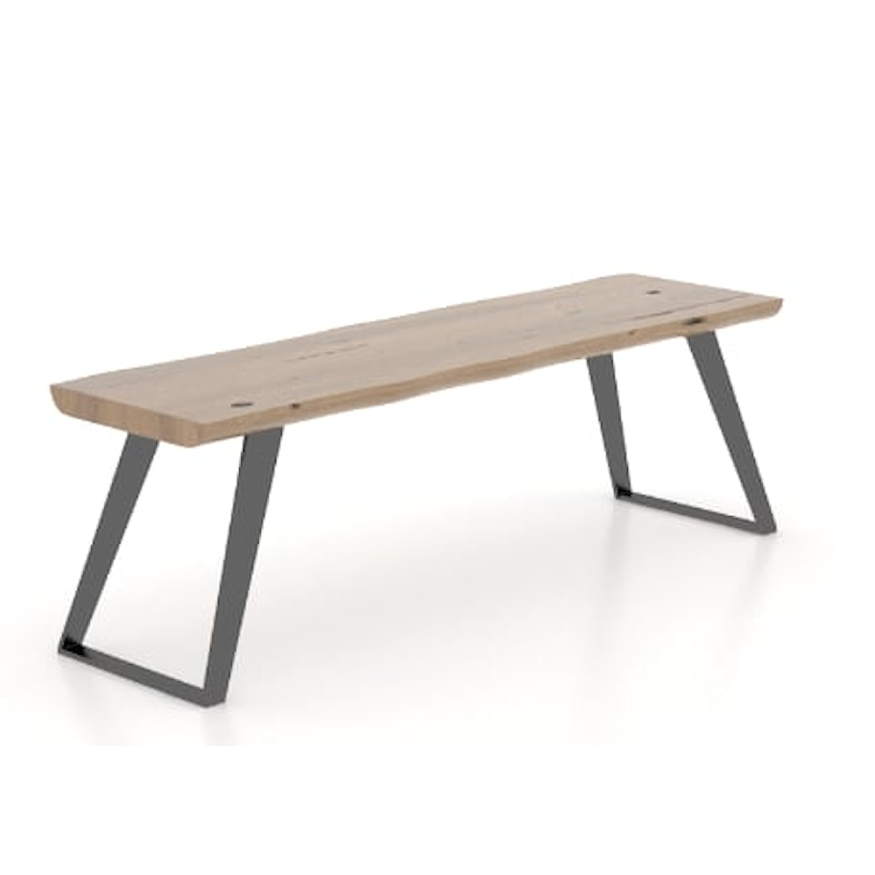 Canadel East Side Customizable Live Edge Bench