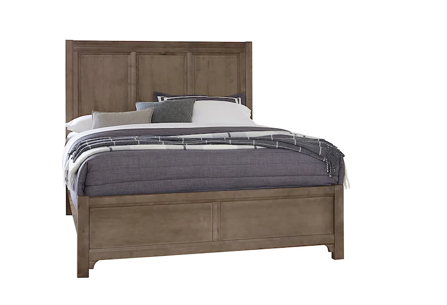 Cool Farmhouse Queen Panel Bed by Vaughan Bassett at Steger's Furniture