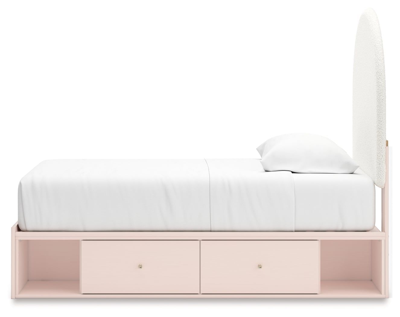 Signature Design by Ashley Wistenpine Twin Upholstered Panel Bed With Storage